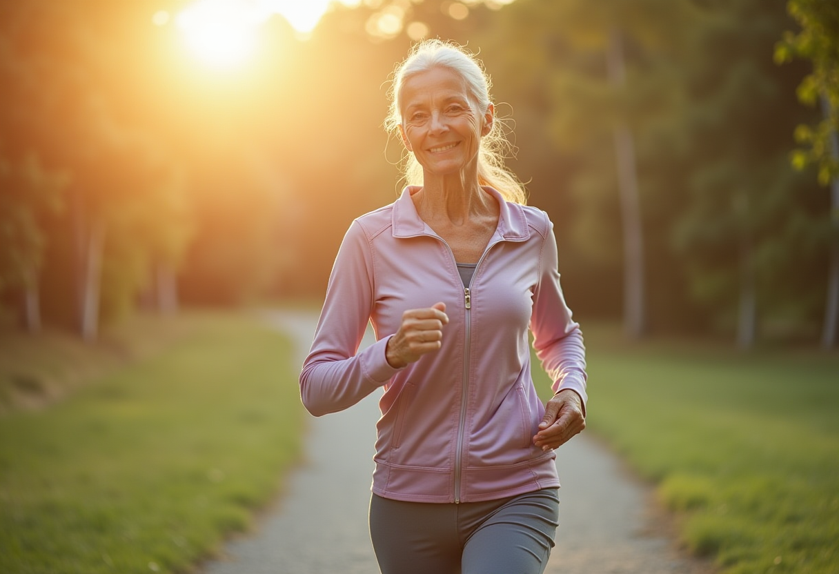 Група людей зрілого віку виконує функціональні вправи з фітнес-обладнанням